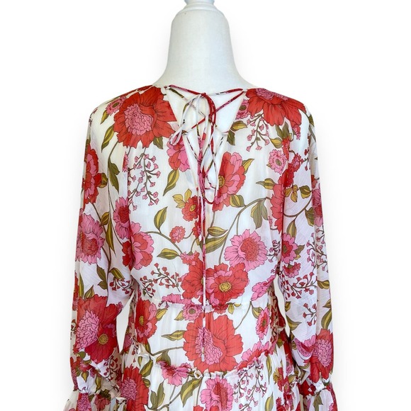 Steve Madden The Sol Dress Vintage Rose Hi-Lo Maxi - Picture 7 of 9